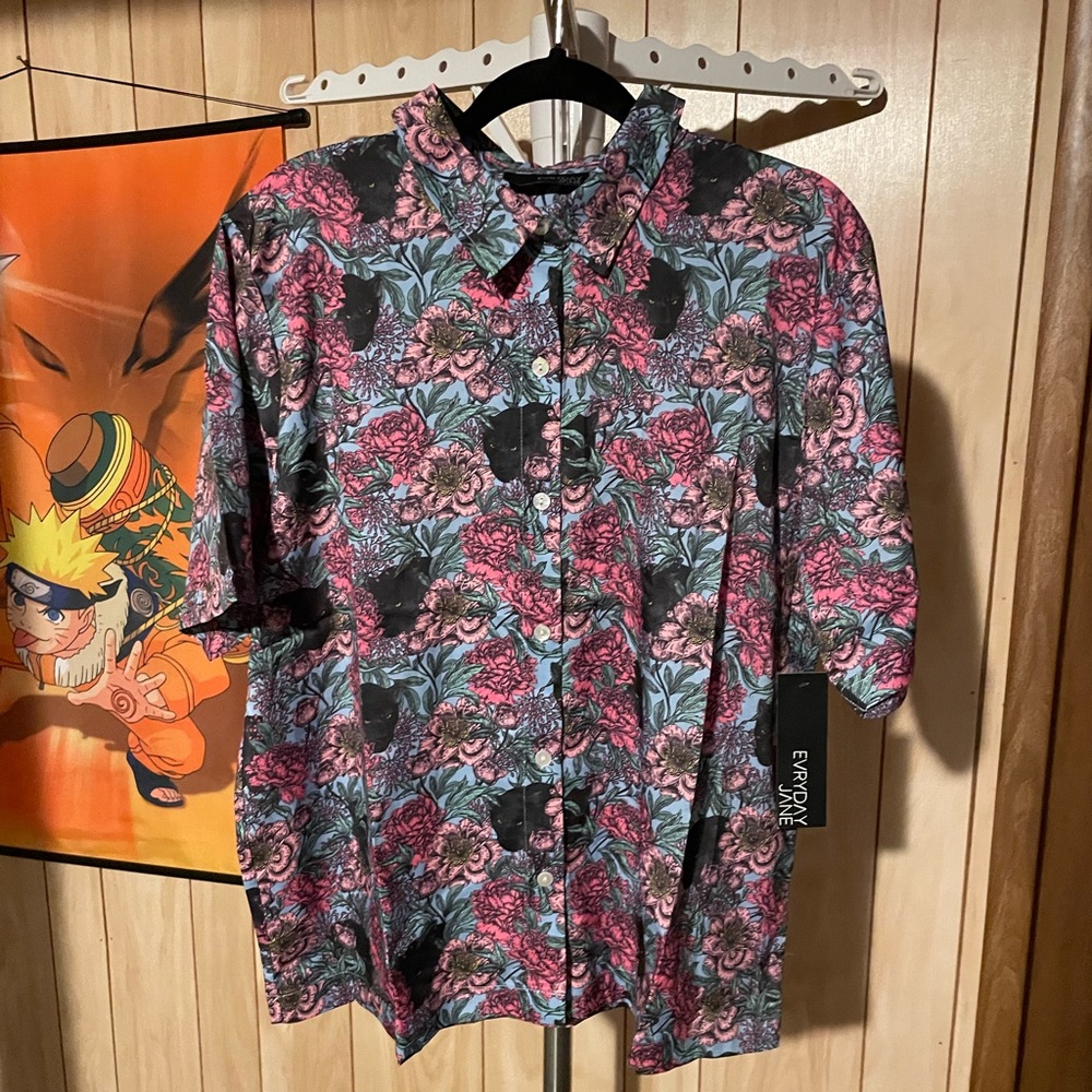 Womens button down shirt